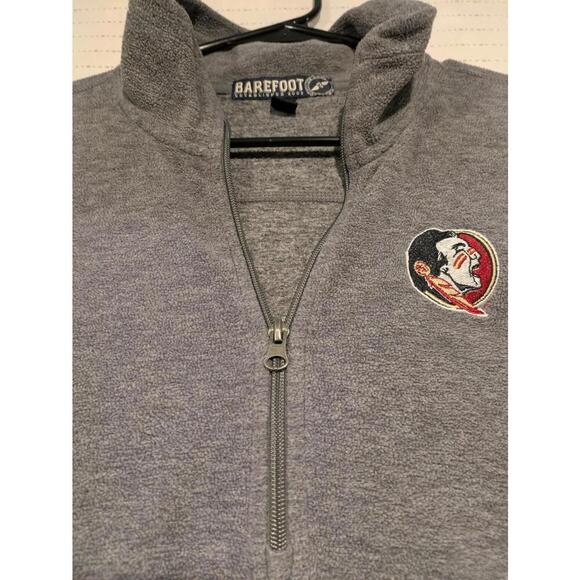 Florida State University Seminoles FSU Zip-Up Pullover Mens Medium - Picture 6 of 10